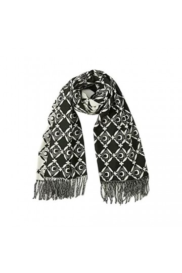 LUCBEI châle créatif et à la mode écharpe polyvalente long grand châle facile à assortir avec des accessoires de vêtements ac