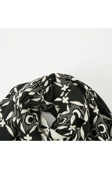 LUCBEI châle créatif et à la mode écharpe polyvalente long grand châle facile à assortir avec des accessoires de vêtements ac