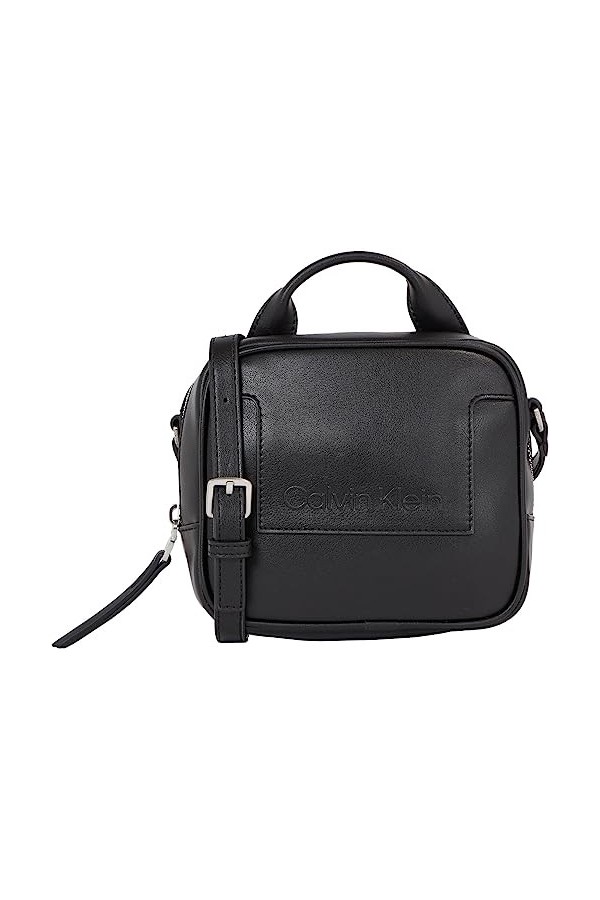 Calvin Klein Set Sac pour Appareil Photo, Crossovers Femme, CK Noir, Taille Unique