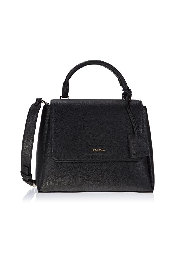 Calvin Klein Dressed, Sac à bandoulière habillé MD Femme, CK Black, Medium