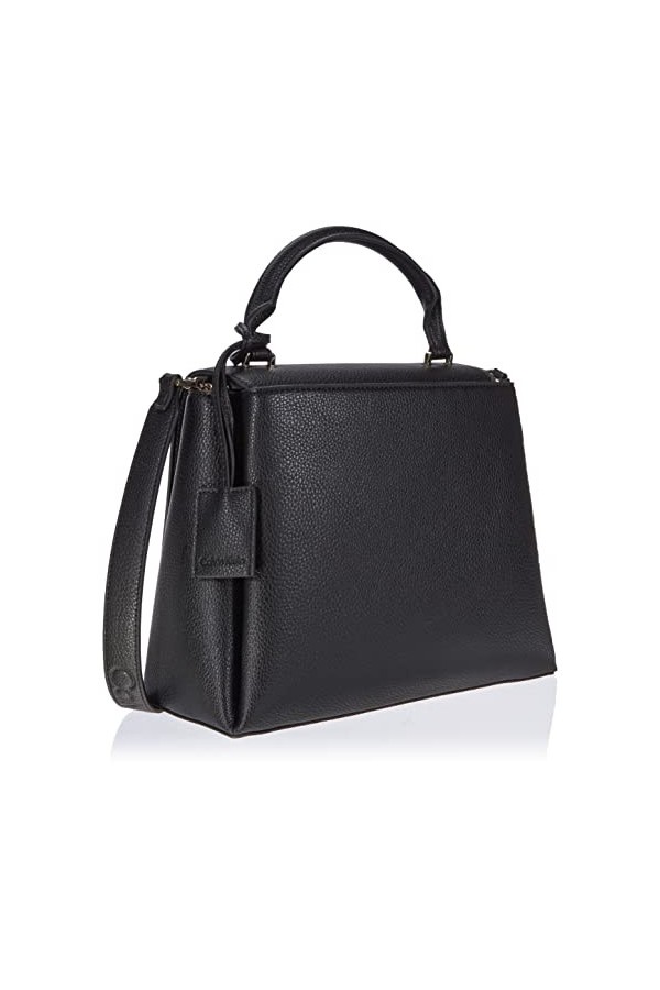 Calvin Klein Dressed, Sac à bandoulière habillé MD Femme, CK Black, Medium