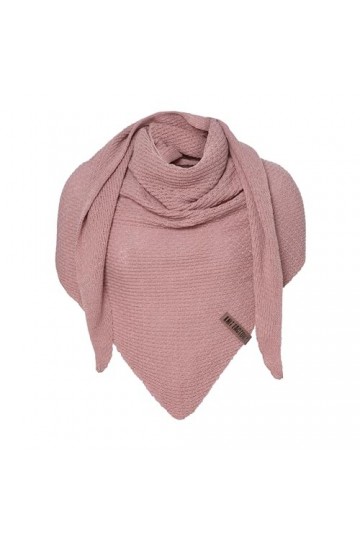 Knit Factory - Gina Châle - Vieux Rose - 190x85 cm