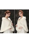 Sither Châle en fausse fourrure pour femme