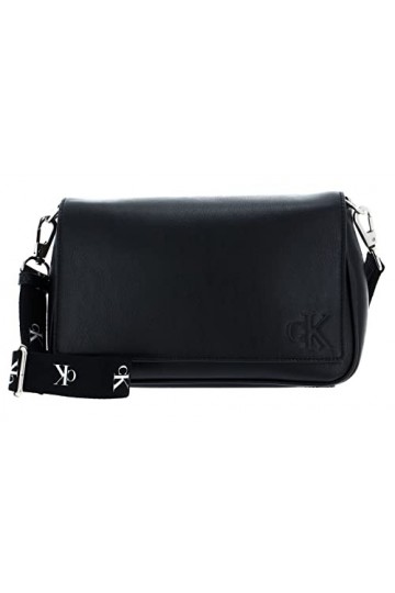Calvin Klein CKJ Ultralight EW Flap Convertible Shoulder Bag 25 Black