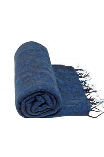 Couverture en laine de yak népalaise faite à la main, châles surdimensionnés doux, jetés de méditation couverture couverture 