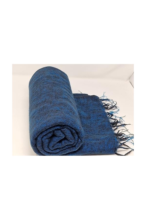 Couverture en laine de yak népalaise faite à la main, châles surdimensionnés doux, jetés de méditation couverture couverture 