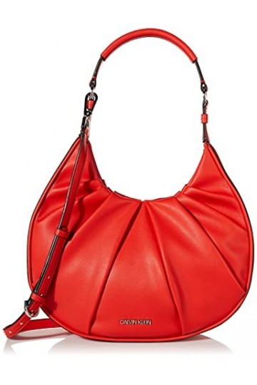 Calvin Klein Myla Novelty Hobo Sac à bandoulière Myla Novelty Hobo, crimson, Taille unique