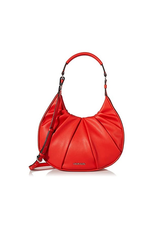 Calvin Klein Myla Novelty Hobo Sac à bandoulière Myla Novelty Hobo, crimson, Taille unique