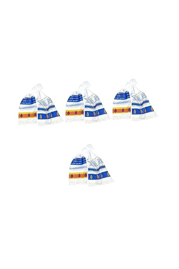 GALPADA 4 Pièces Serviette De Prière Décor De Mariage Arabe Décor Turban Écharpe Écharpes Décoratives Pour Femmes Mariage Tal