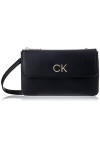 Calvin Klein RE-Lock DBL XBODY W/Flap, Femme, CK Black, Taille Unique