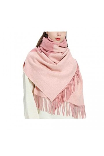 VEGALA Echarpes Femme Écharpe de laine dautomne et dhiver dames Épaissement épaississant dextérieur et châle de foulard al