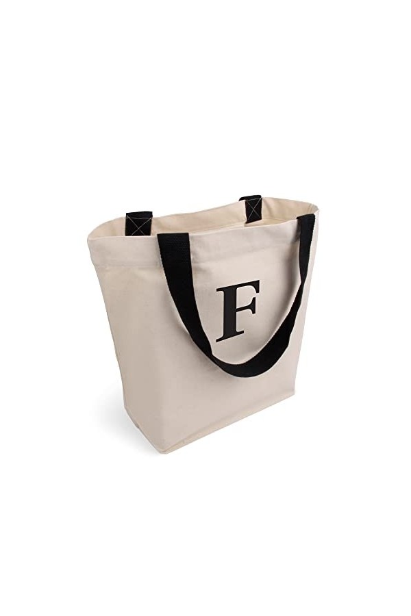 Cottonbagjoe Sac de transport élégant et spacieux - Avec poche intérieure, fermeture éclair et grand fond - Sac en coton - Sa