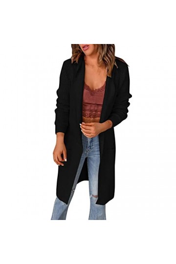 FYEGRE Cardigan Femme Court, châle élégant Top Blouse, Pull Chaud Femme, Manteau évider col en v Cardigans Pull, châle élégan