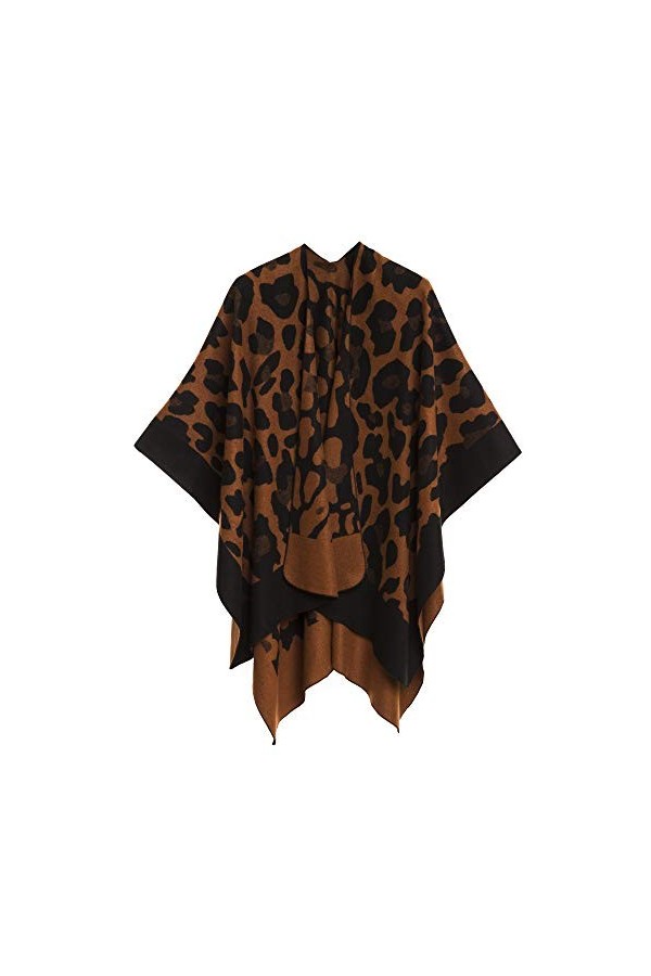 MELIFLUOS DESIGNED IN SPAIN Châle Wrap Poncho Ruana Cape Cardigan Chandail Ouvert devant pour lAutomne Hiver PC09-16 
