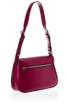 Calvin Klein Punched Sml Satchel, Cartables femme, Rouge Tibetan Red , 0.1x0.1x0.1 cm W x H L 