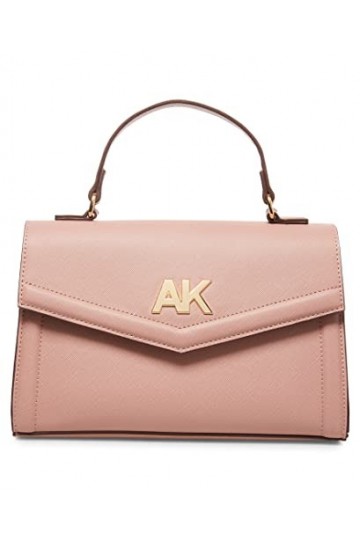 Anne Klein Sacoche avec poignée sur le dessus, vieux rose, Taille unique, Sacoche avec poignée sur le dessus