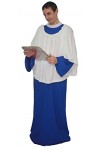 The Dragons Den Costume de chœur religieux ou chanteur déglise pour adultes Vert Taille S/M