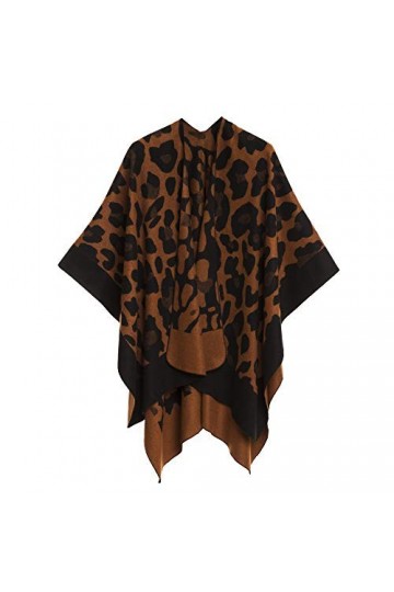 MELIFLUOS DESIGNED IN SPAIN Châle Wrap Poncho Ruana Cape Cardigan Chandail Ouvert devant pour lAutomne Hiver PC09-16 