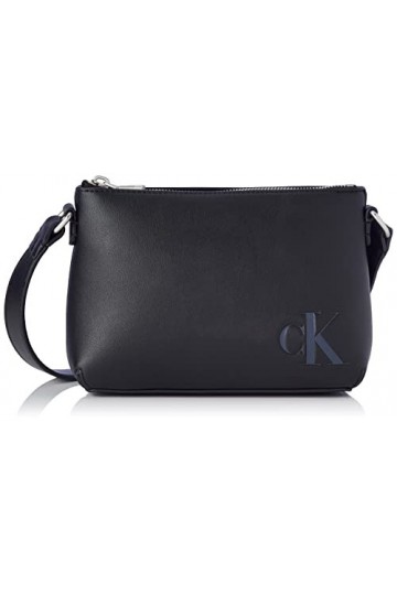 Calvin Klein Jeans Femme Sculpted Camera Pouch 21 Mono Sac, Noir, Taille unique EU
