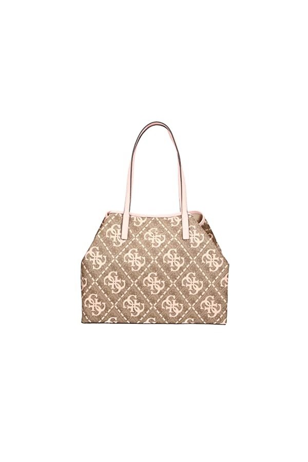 Guess Vikky Large Tote, Bag Women, Logo Latte/Blanc, Taille Unique