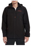 Acme Projects Veste Softshell pour Homme avec Capuche Amovible, imperméable, Respirante, 8000 mm / 5000 g, Fermeture à glissi