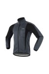 ARSUXEO Veste de Cyclisme Hommes imperméAble Coupe-vent Softshell Hiver Thermique Respirant VéLo VêTements DExtéRieur 15K ve