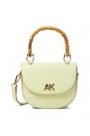 Anne Klein Mini bandoulière en bambou avec poignée supérieure, Céleri., Taille unique