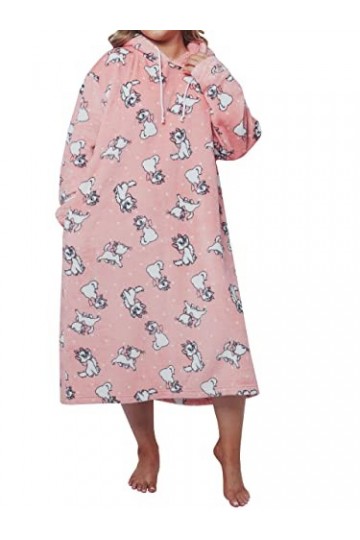 Disney Sweat à Capuche Lounge Femme Rose Marie Taille Unique