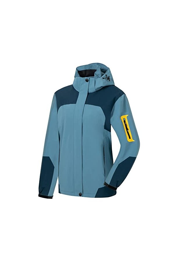 SaphiRose PONCHO Vestes de randonnée anti-pluie femme Manteau à Capuche Coupe-Vent Imperméable dExtérieur Vêtements imperméa