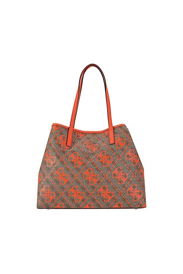 Guess Vikky Large Tote, Bag Women, Logo Latte/Blanc, Taille Unique