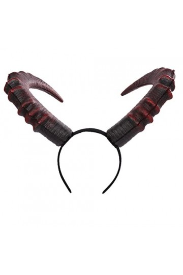 keland Femmes Gothique Noir Col Châle Plume Cape Shrug Étole avec Maléfique Cornes pour Halloween Costume Noir-02 