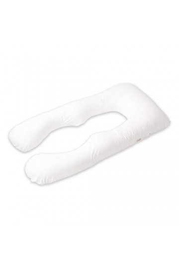 OUTAD - Coussin de Grossesse en Forme de U et Fermeture à glissière, détachable, en Coton, soutient complètement Le Corps