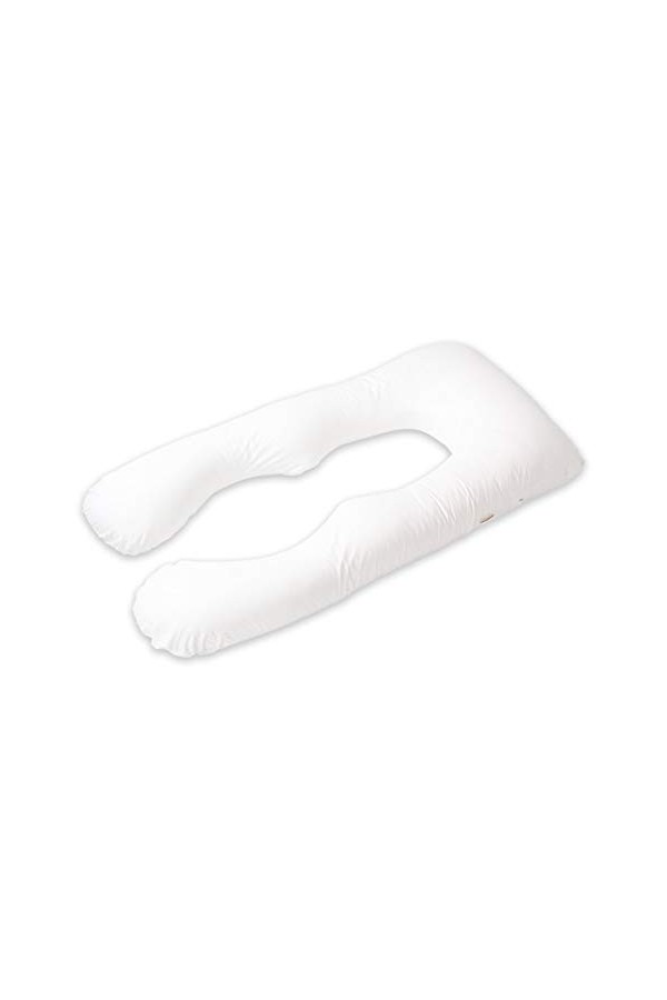 OUTAD - Coussin de Grossesse en Forme de U et Fermeture à glissière, détachable, en Coton, soutient complètement Le Corps