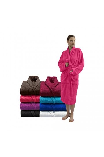 Zuper Duper Serviette de bain et châle 100 % coton égyptien de luxe – Peignoir de spa en tissu éponge pour femme et homme pou