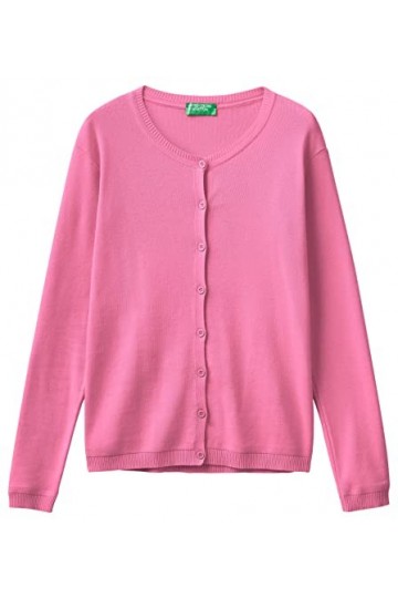 United Colors of Benetton Maille coréenne M/L 1091d5558 Cardigan, Vert Clair 2 k7, XS Femme