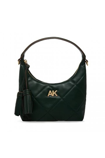 Anne Klein Sac à bandoulière matelassé, Femme, Evergreen, Taille Unique