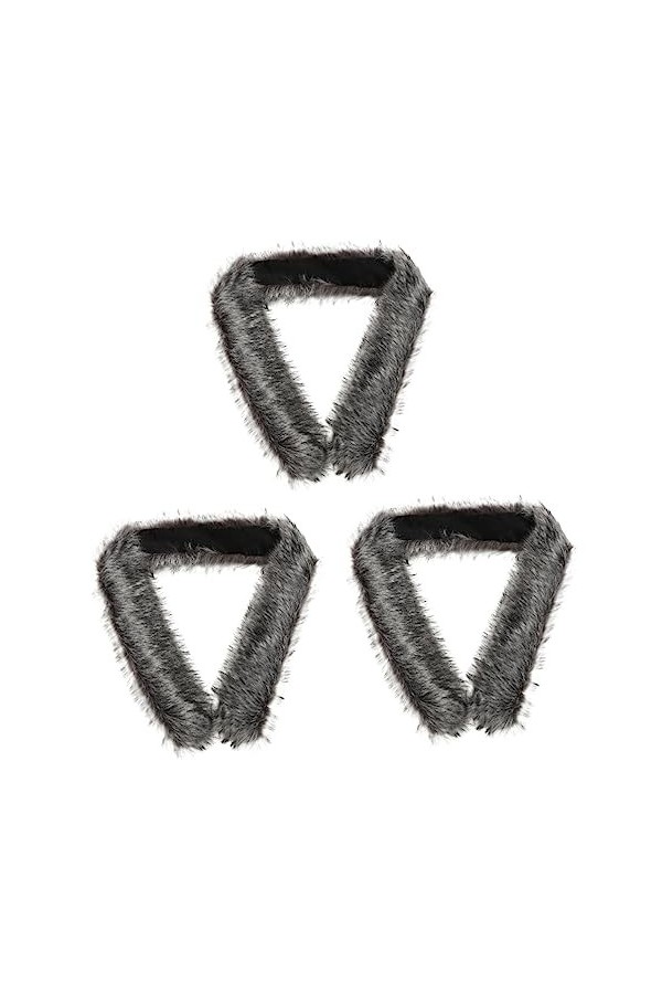 Ciieeo 3 Pièces Col En Fausse Femmes Châle Écharpe DHiver Châle Chaud Wraps Pour Femmes Vestes Chaudes Wrap Cache-Cou Col Ma