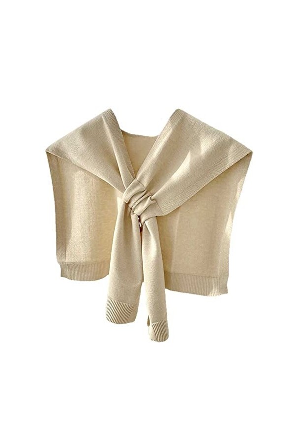 WSPDSD Version coréenne châle tricoté Femme châle croisé Mode Cape Tout Match écharpe de Couleur Unie