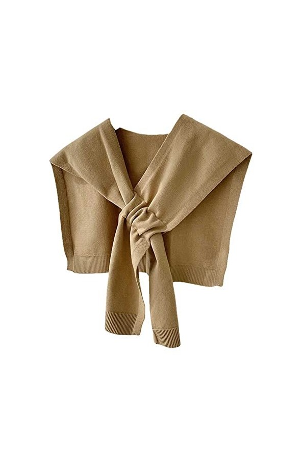 WSPDSD Version coréenne châle tricoté Femme châle croisé Mode Cape Tout Match écharpe de Couleur Unie