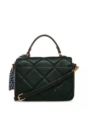 Anne Klein Sac à bandoulière matelassé, Evergreen, Evergreen