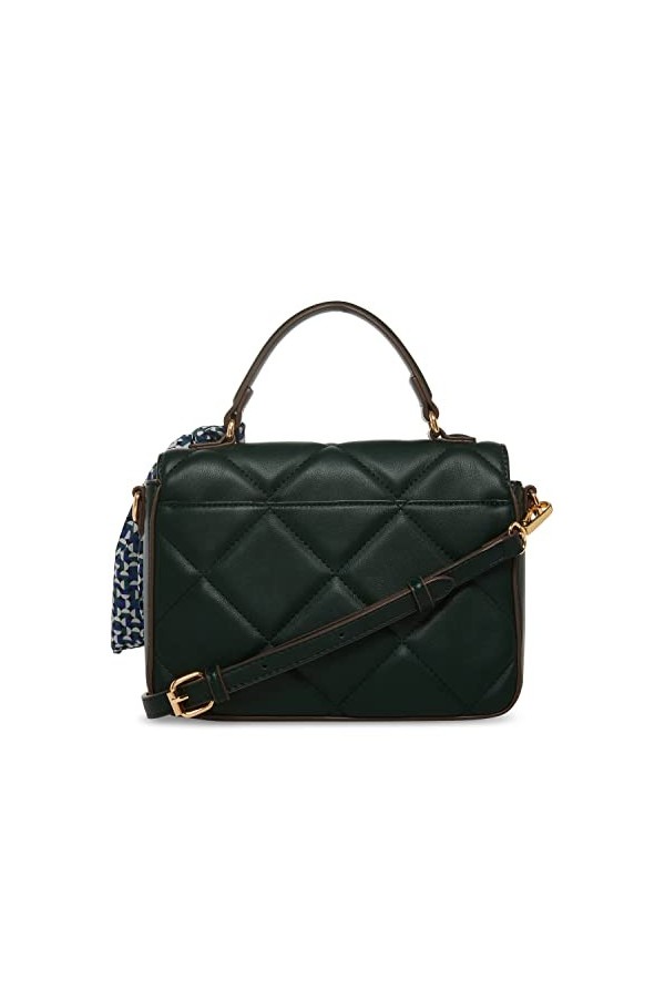 Anne Klein Sac à bandoulière matelassé, Evergreen, Evergreen