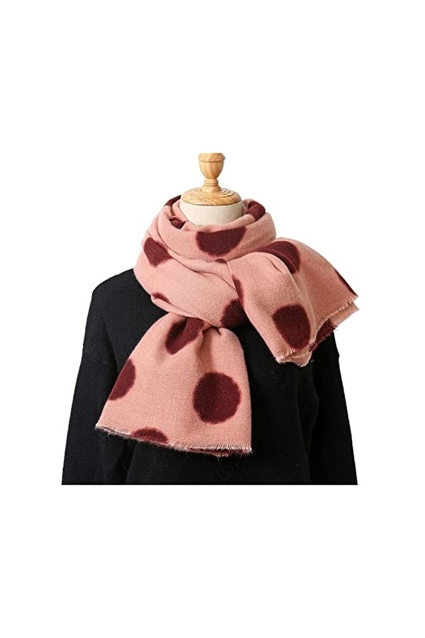 VSOLS Châle dhiver épais en Laine Chaude for Femmes 180 * 80Cm Color : 4, Size : 180cm*80cm 