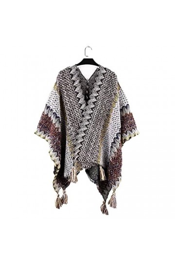 LUCBEI châle vintage style ethnique châle couverture chaude cape de voyage grand châle cadeau pour petite amie châle envelopp