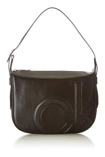 Calvin Klein Shoulder Bag, Sac à bandoulière MD Femme, Noir, 28 inches, Extra-Large
