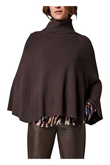 Comma 2107589001 Châle, Marron, Taille Unique Femme