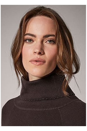 Comma 2107589001 Châle, Marron, Taille Unique Femme