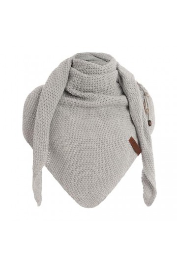 Knit Factory - Coco Châle - Bright Grey - 190x85 cm