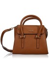 Calvin Klein CK Elevated Satchel Mini, Sac Femme, Marron, Taille Unique