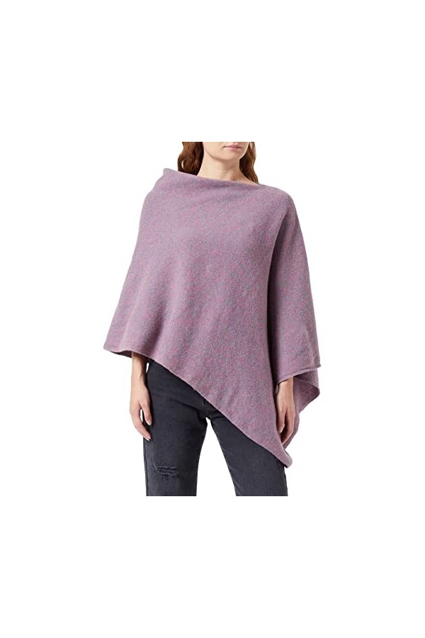 United Colors of Benetton Femme CAPE, Laine, 96t Orange, Taille unique