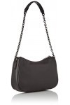 Calvin Klein Sac Besace Femme Sac Re-Lock Dbl Shoulder Bag Petit Modèle, Noir Ck Black , Taille Standard